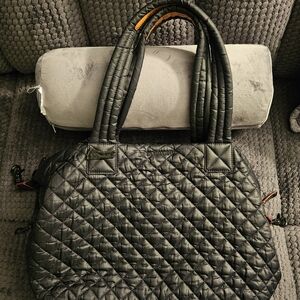 MZ Wallace Black Quilted Tote